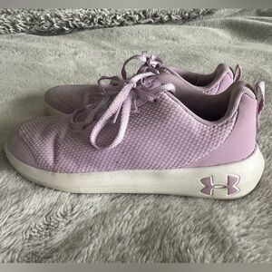 Girls Under Armour Lavender Athletic Shoe- Size 3.5